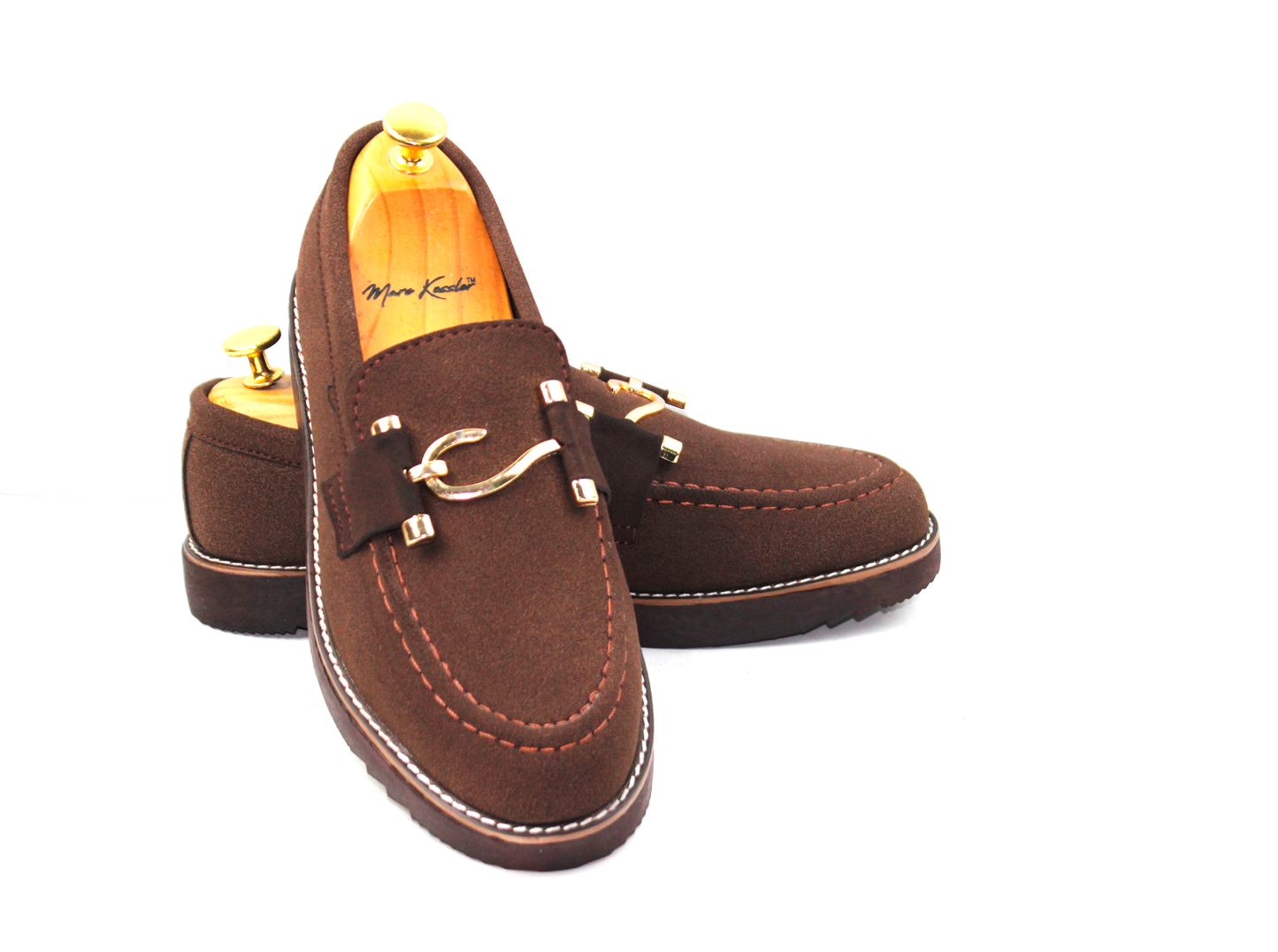 Mans Sweat lather Shoes Brown