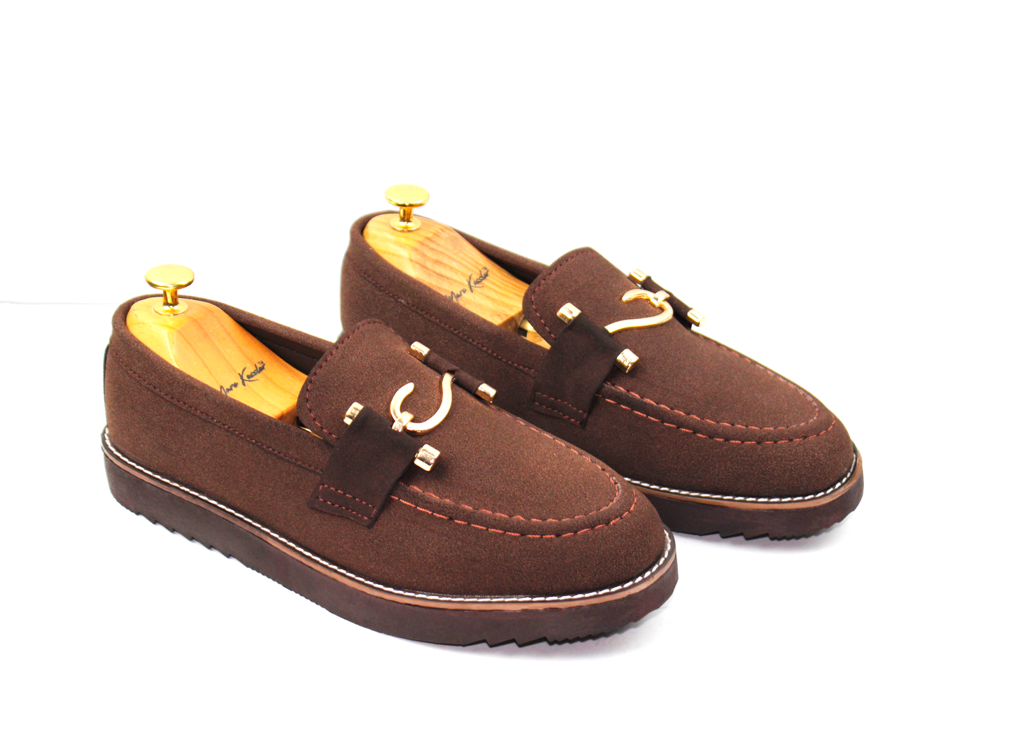 Mans Sweat lather Shoes Brown