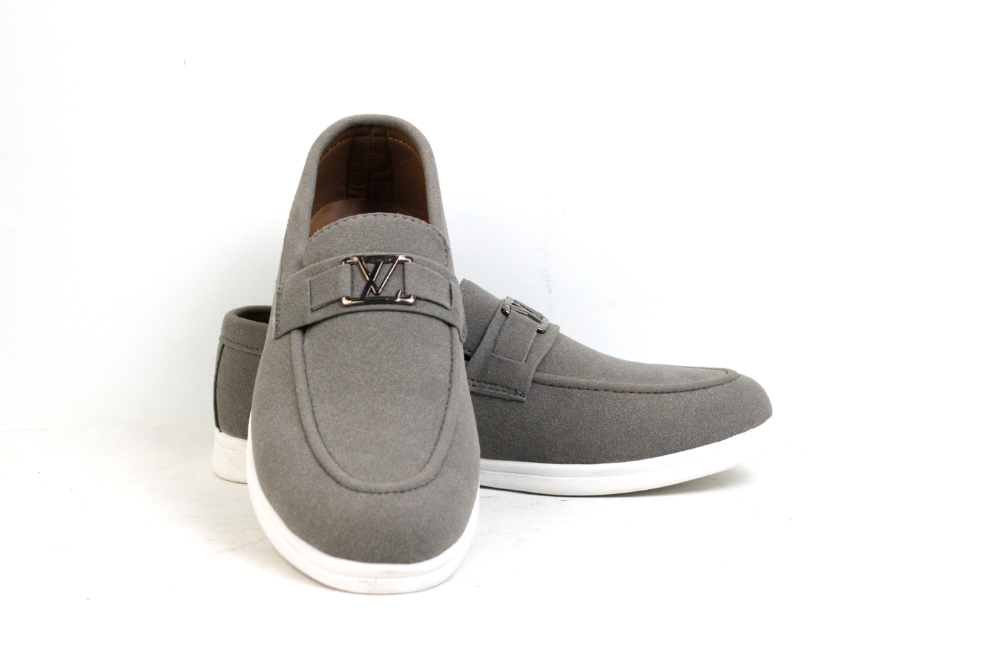 Gray Stylish Loafer Hand made